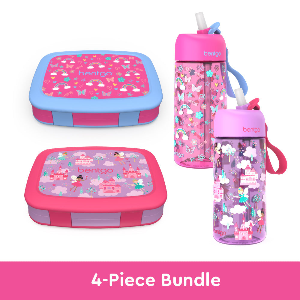 bentgo-kids-prints-lunch-boxes-and-water-bottles-v0 bentgo-lunch-box-bottle-bundle-rainbow-fairy-1.jpg
